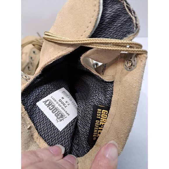 ROCKY 790G Army Combat Boot Temperate Weather Tan Gortex Vibram Sole 7.5R NOS - Picture 3 of 14